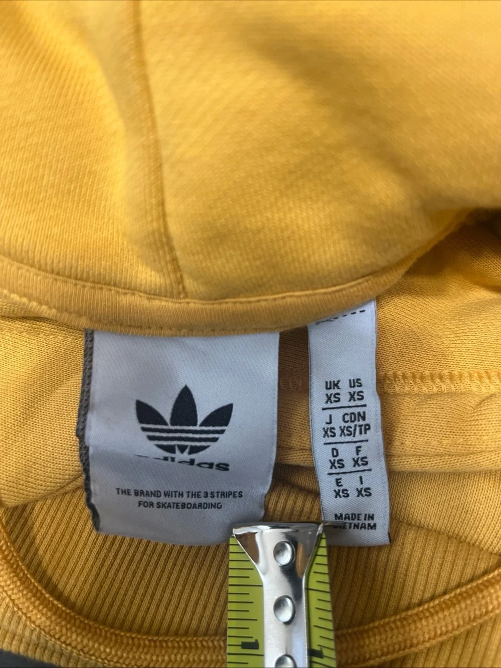 Adidas Shmoofoil Netourious Gold Sweatshirt Hoodie Men's Size XS See pics